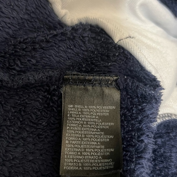 The North Face Navy Blue Zip-Up Fleece Jacket - Picture 7 of 9